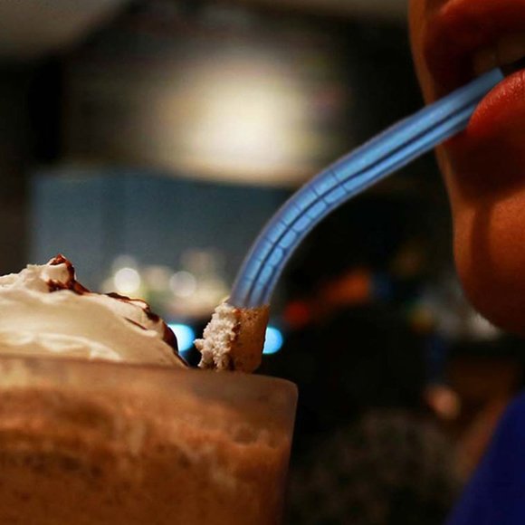 5-Pack:Colored Platinum Stainless Steel Straws With Brush Set - Picture 4 of 5